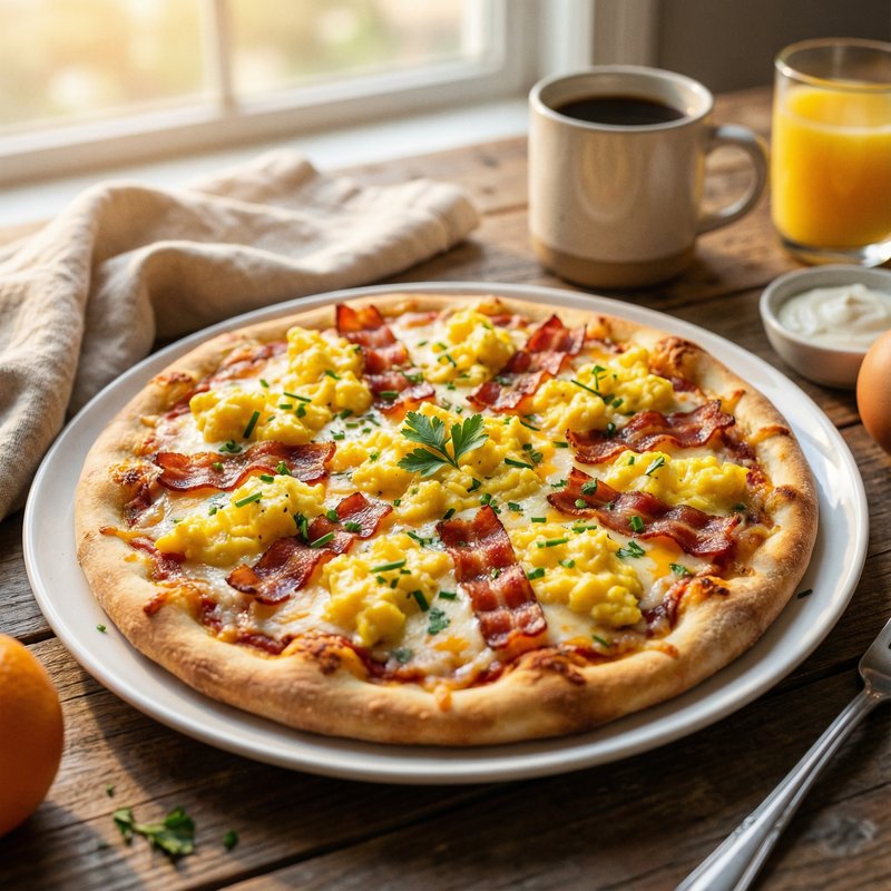 Breakfast Protein Pizza